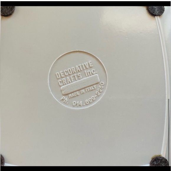 VTG 1970’s Small Italian Trinket trays Decorative Crafts Inc. - Picture 6 of 6